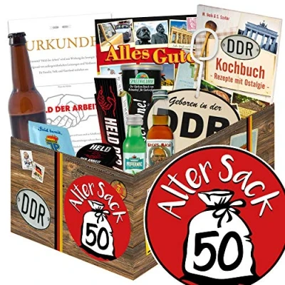 Abbildung von Alter Sack 50 / Geburtstagsgeschenk Mann DDR/DDR Männer Geschenkidee