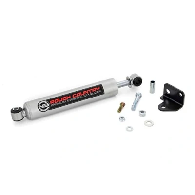 Abbildung von Rough Country 8730630 N3 Lenkstabilisator (passend) 20072018 Jeep Wrangler JK Premium Lenkungsdämpfer Einzeln