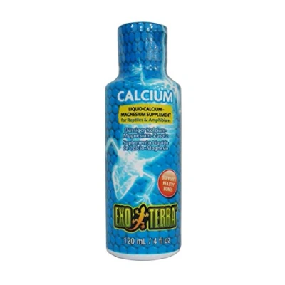 Abbildung von Exo Terra flüssiger Calcium Zusatz, für Reptilien und Amphibien, Futterzusatz von Reptilien, 120ml