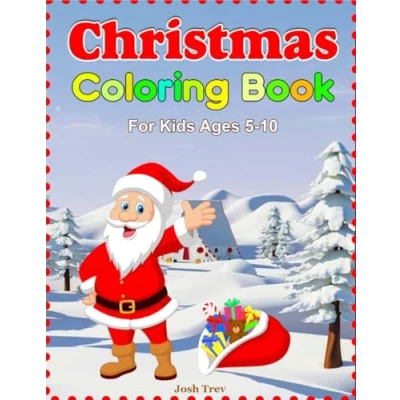 Abbildung von Christmas Coloring Book for Children: Festive Fun and Creativity Kids Ages 5 10 25 Exciting Themed Pages