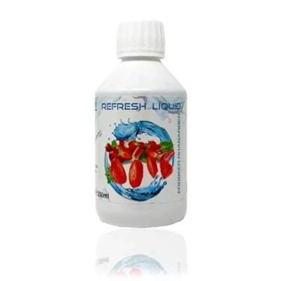 Abbildung von XAXX HC Refresh Liquid ERDBEER RHABARBER Konzentrat 1:150, 250 ml, zuckerfreier Sirup