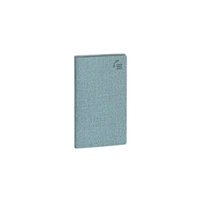 Abbildung von Exacompta 132825E Adressbuch 9 cm x 17,5 aus Kunststoff in Textil Optik 96 Seiten zufällige Farbauswahl