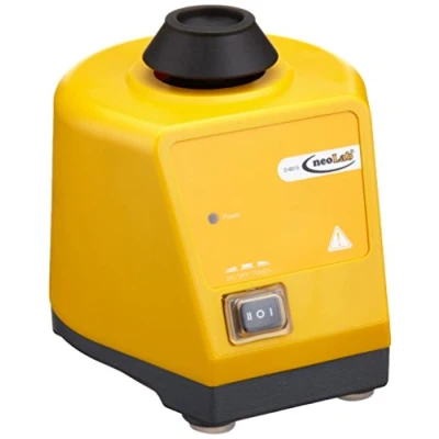 Abbildung von neoLabLine neoVortex Schüttler mit Fixer Umdrehung, 2500 UpM, Gelb, 60W, 230V, 130mm x 127mm 160mm