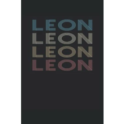 Abbildung von Leon Leon: Notizbuch für I Eintragen von Notizen, Texten, Terminen, Aufgaben &amp; Ideen 100 karierte Seiten Geschenkidee