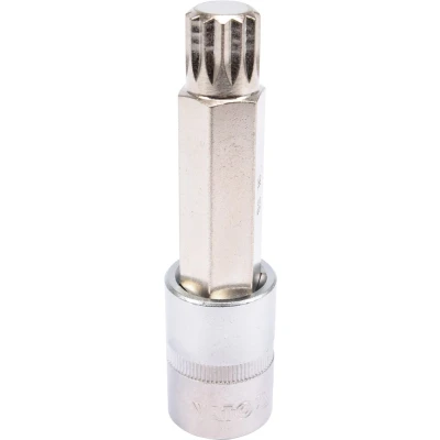 Abbildung von YATO YT 04356 Steckschlüsseleinsatz 1/2 3120 M16 Chrom Vanadium Stahl Spline