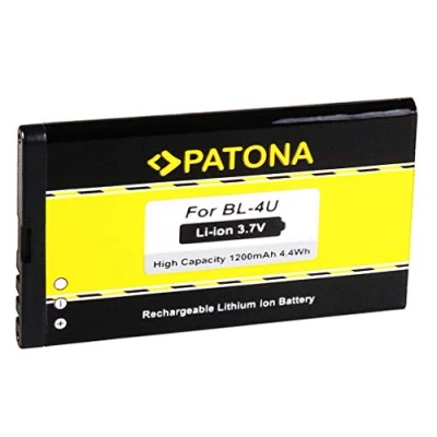 Abbildung von PATONA Akku BL 4U Kompatibel mit Nokia 5530 8800 8900 Classic 6212 E66 E75