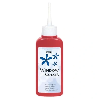 Abbildung von Kreul Bastelfarbe Window Color dunkelrot 80 ml