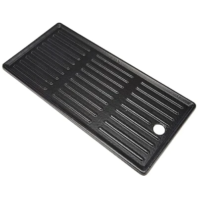 Abbildung von Char Broil 140008 Grillplatte für 3 Brenner Grills, Schwarz