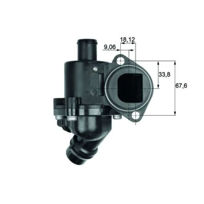 Abbildung von MAHLE ORIGINAL TM 3 105 Kühlwasserthermostat mit Dichtung AUDI: A4 B6 Avant, B7 Limousine, SEAT: Exeo ST, Limousine