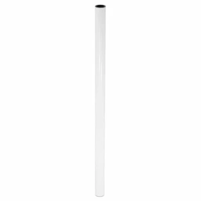 Abbildung von Wagner Möbelbein/Tischbein/Möbelfuß/Systemrohr TENO Ø 30 x 613 mm, individuell mit System und QuickClick kombinierbar, Stahl pulverbeschichtet weiß, Tragkraft 50 kg 12166201