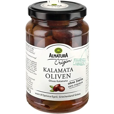 Abbildung von Alnatura Bio Origin Kalamon Oliven ohne Stein, 180g