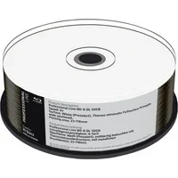 Abbildung von Professional Line BD R Dual Layer 50GB 6X Speed, Thermo Retransfer Fullsurface Printable, Proselect White, Wide Sputtered, Cake 25