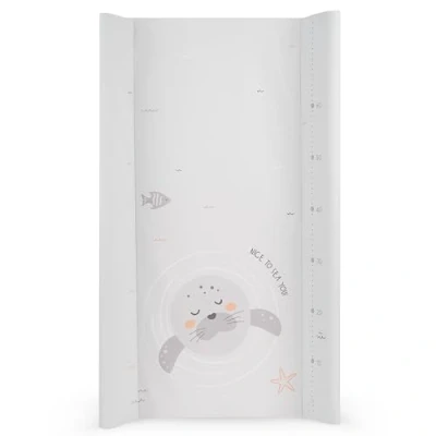 Abbildung von KikkaBoo Baby Wickelunterlage SEALLY ME weiche PVC Wickelunterlage, 80 x 50 cm, wasserdicht und tragbar, Beige