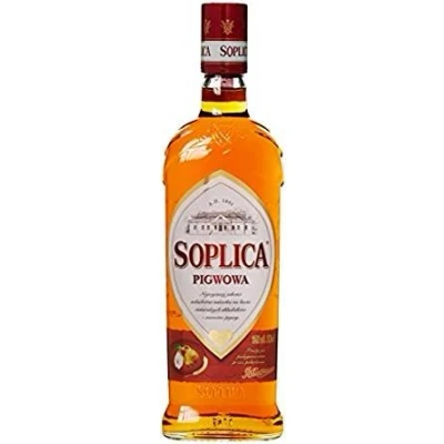 Abbildung von 2 Flaschen Soplica Quitte/Pigowa Likör aus Polen a 0,5L 30% Vol. (2 x 0.5L)