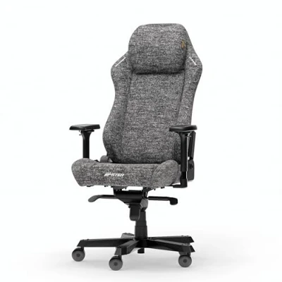 Abbildung von DXRacer Master XL Grau Stoff das Orginal Gaming Stuhl