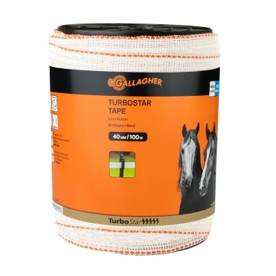 Abbildung von Weidezaunseil TurboStar Breitband 40mm weiß, 100m, Gallagher
