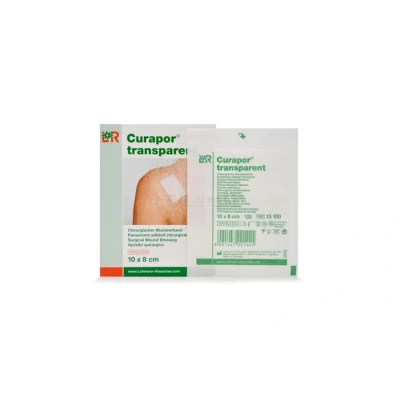 Abbildung von Curapor transparent Wundverband 10 x 8 cm Steril 5 St