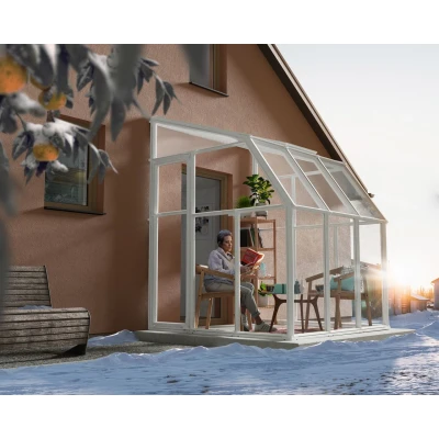Abbildung von Gewächshaus Sun Room 200x200,5cm Weiß