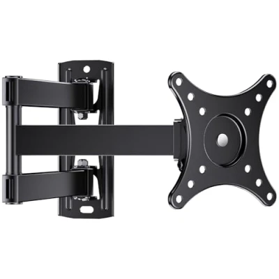 Abbildung von TV Wandhalterung Schwenkbar Neigbar Drehbar Fernseher für 10 32 Zoll Flach&amp;Curved Oder Monitor bis zu 20Kg VESA 100x100mm/75x75mm