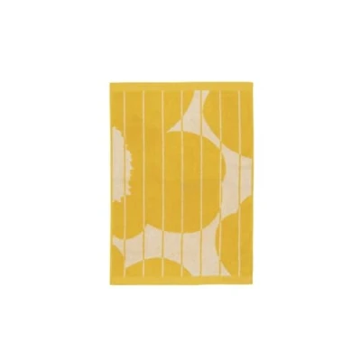 Abbildung von Marimekko Vesi Unikko Hand Towel 50x70 cm Spring Yellow, Ecru