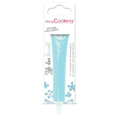 Abbildung von ScrapCooking Schokoladenstift Pastellblau Zuckerschrift Blau 25g Essbarer Dekorativer Zuckerstift Schreiben und Zeichnen Beschriftung von Fondant, Glasuren, Torten 6812
