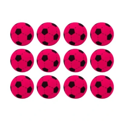 Abbildung von Kyto Softball 20cm Schaumstoff Ball Fußball für Outdoor und Indoor geeignet Kinder ab 36 Monaten (12 Bälle, Fuchsia)