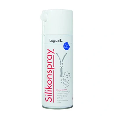 Abbildung von LogiLink RP0015 Silikonspray (400 ml) zur Verhinderung geräuscherzeugenden Reibens farblos