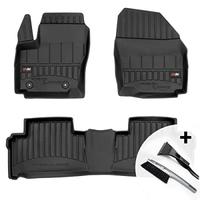 Abbildung von moto MOLTICO 3D Gummimatten Auto Fußmatten Gummi Automatten 4 teilig Set passend für Ford S MAX 2006 2014