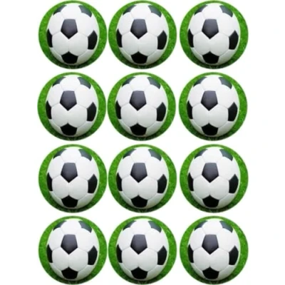 Abbildung von Fußball Cupcake, Muffinaufleger Kuchen aufleger Cup Cake Zuckerbild Kuchenplatte Oblate