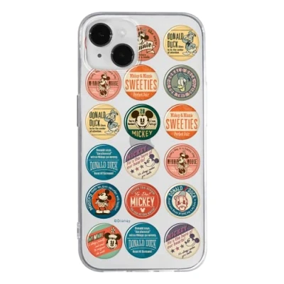 Abbildung von ERT GROUP Handyhülle für Apple iPhone 14 Plus Original und offiziell Lizenziertes Disney Muster Mickey &amp; Friends 003 optimal an die Form des Handy angepasst, teilweise transparent