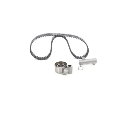 Abbildung von BOSCH 1 987 946 345 Zahnriemensatz 97 mit Spannelement, Spanndämpfer, Spannrolle TOYOTA: Land Cruiser Prado 120, 90