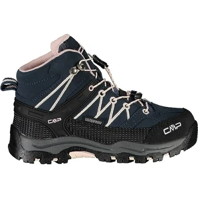 Abbildung von CMP Rigel MID Trekking WP Unisex Alpin/Bergstiefel für Kinder, Größe: 29, Asphalt/rose Leder und textil
