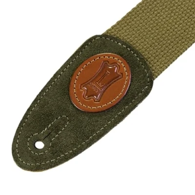 Abbildung von Levy&#039;s MSSC8 GRN Gitarrengurt (Baumwolle 2 Zoll / 5,1 cm) Grün