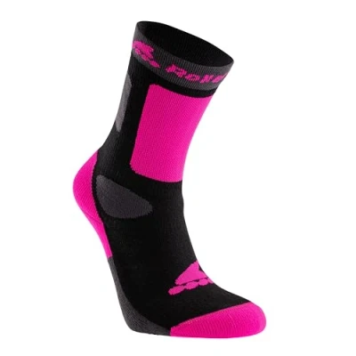 Abbildung von Rollerblade KIDS SOCKS, Inline Skate Socken für Mädchen, Kinder, Schwarz/Pink, Gr. 35 38
