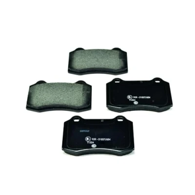 Abbildung von HELLA 8DB 355 006 591 Bremsbelagsatz nicht für Verschleißwarnanzeiger vorbereitet VOLVO: V70 2, S60 I, JAGUAR: S Type, XJ Limousine, XK 8 Cabrio