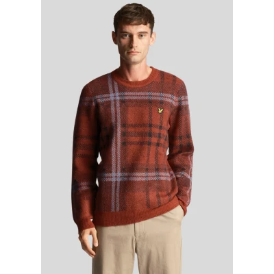 Abbildung von Lyle &amp; Scott Strickpullover, in karierter Optik