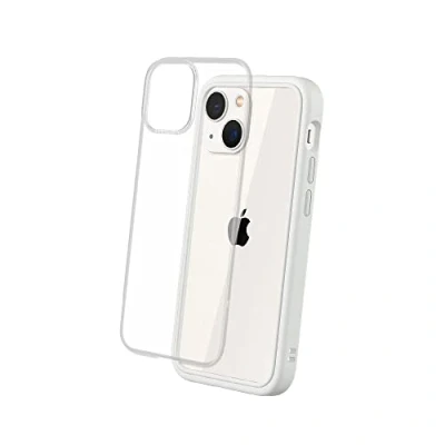 Abbildung von RhinoShield Modulares Case kompatibel mit [iPhone 13 Mini] Mod NX Anpassbare &amp; stoßdämpfende Schutzhülle im schlanken Design 3.5 Meter Fallschutz Weiß