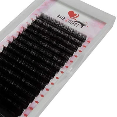 Abbildung von hair2heart Wimpern Mink Fake Lashes Falsche Eyelashes B Curl 0.10, 14mm