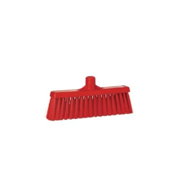 Abbildung von Vikan 31664 Medium Sweep Floor Broom Head, Polypropylene Block, 12 1/4&quot; Polyester Bristle, Red
