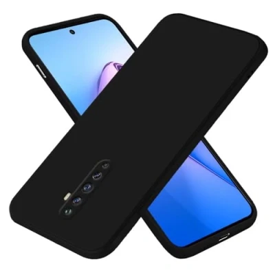 Abbildung von EASSGU Hülle für Oppo Reno2 Z (6.53&quot; Inches), Weiche TPU Silikon Schwarz