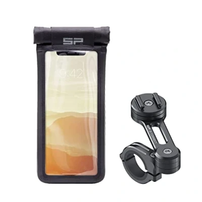 Abbildung von SP Connect Moto Bundle SPC Handyhalterung mit Universal Phone Case M