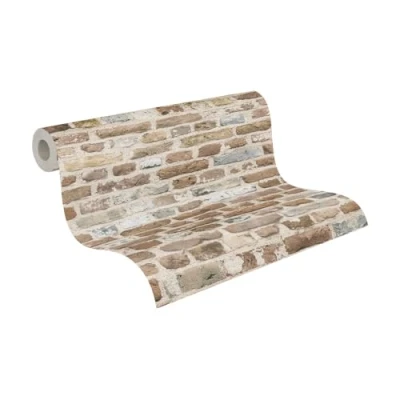 Abbildung von A.S. Création Vliestapete &quot;Bricks &amp; Stones Backstein Steinoptik&quot;, matt