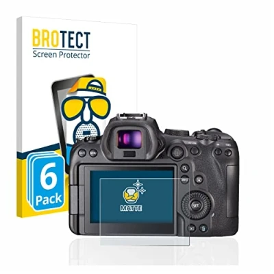 Abbildung von BROTECT Entspiegelungs Schutzfolie für Canon EOS R6 (6 Stück) Matte Displayschutz Folie, Anti Reflex, Fingerprint