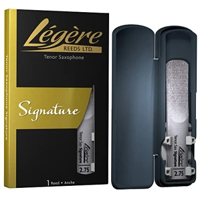 Abbildung von Légère Reeds Tenorsaxophonblatt, Signature, Blattstärke 2.75 (TSG2.75) Hochwertiges synthetisches Holzblasrohr