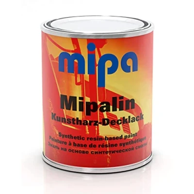Abbildung von Kunstharz Decklack Lackfarbe Mipalin Fahrzeuglack, RAL 1013, Perlweiß, 1 Ltr.