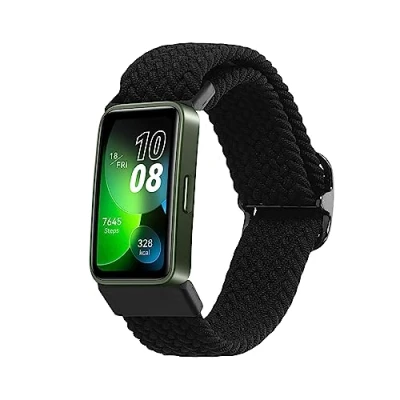 Abbildung von kwmobile Uhrenarmband Armband für Huawei Band 9 / 8, Nylon Fitnesstracker Sportarmband Innenmaße von