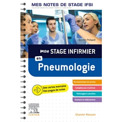 Abbildung von mon stage infirmier en Pneumologie. Mes notes de IFSI: Je réussis !