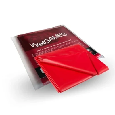 Abbildung von SexMAX WetGAMES Vinylfolie 180 X 220 cm Rot