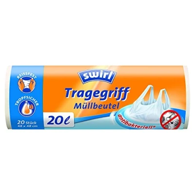 Abbildung von swirl Müllbeutel antibaketeriell 20 l mit Griff 12206