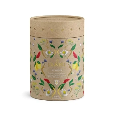Abbildung von Pukka Tee Geschenkset, Bio Dose &quot;Lieblingstee&quot;, Manuka Honig, Grüner Tee, Ingwer, Pfefferminztee, Set, Geschenkidee, 5 Varianten, 30 Teebeutel